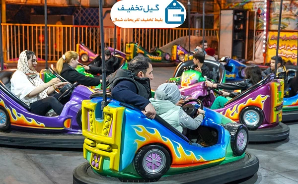 تصویر ماشین برقی شهربازی لاهیجان