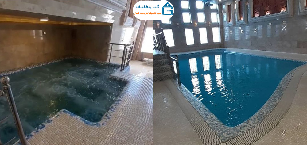 تصویر استخر و جکوزی استخر هتل معین فومن