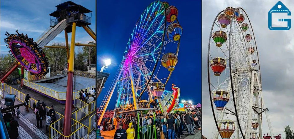 تصویر بازی های شهربازی بام سبز لاهیجان