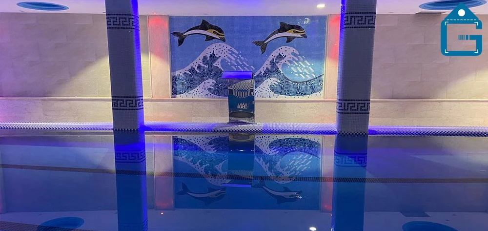 تصویر جانبی استخر پرشین آستارا